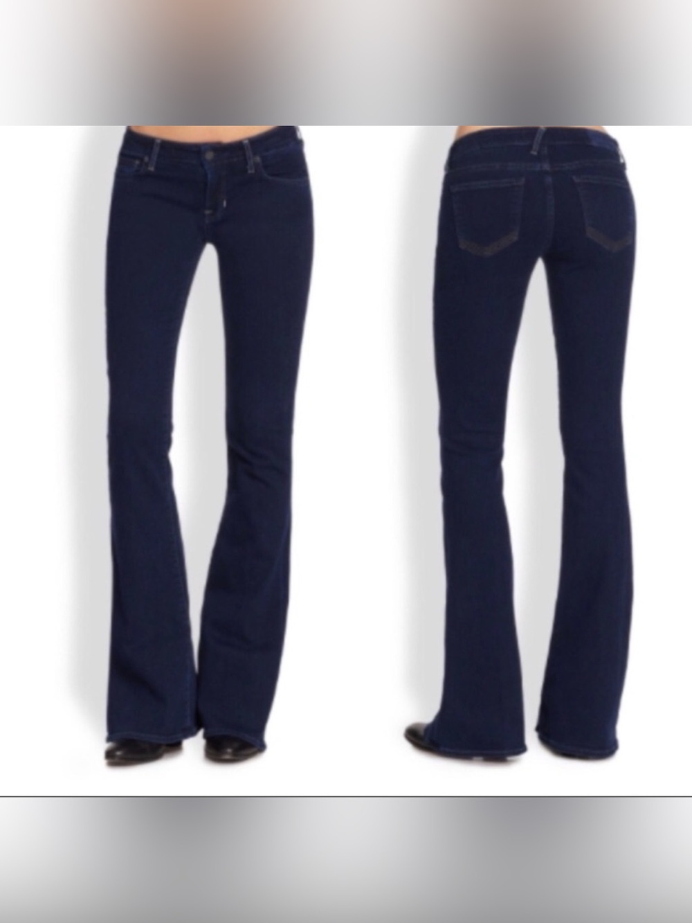 TEXTILE Elizabeth and James Lennox Dark Wash Flare Jeans Size 28